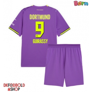 Borussia Dortmund Serhou Guirassy #9 Tredje trøje Børn 2026-27 Kort ærmer (+ korte bukser)